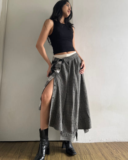 Button-up Maxi Skirt 048