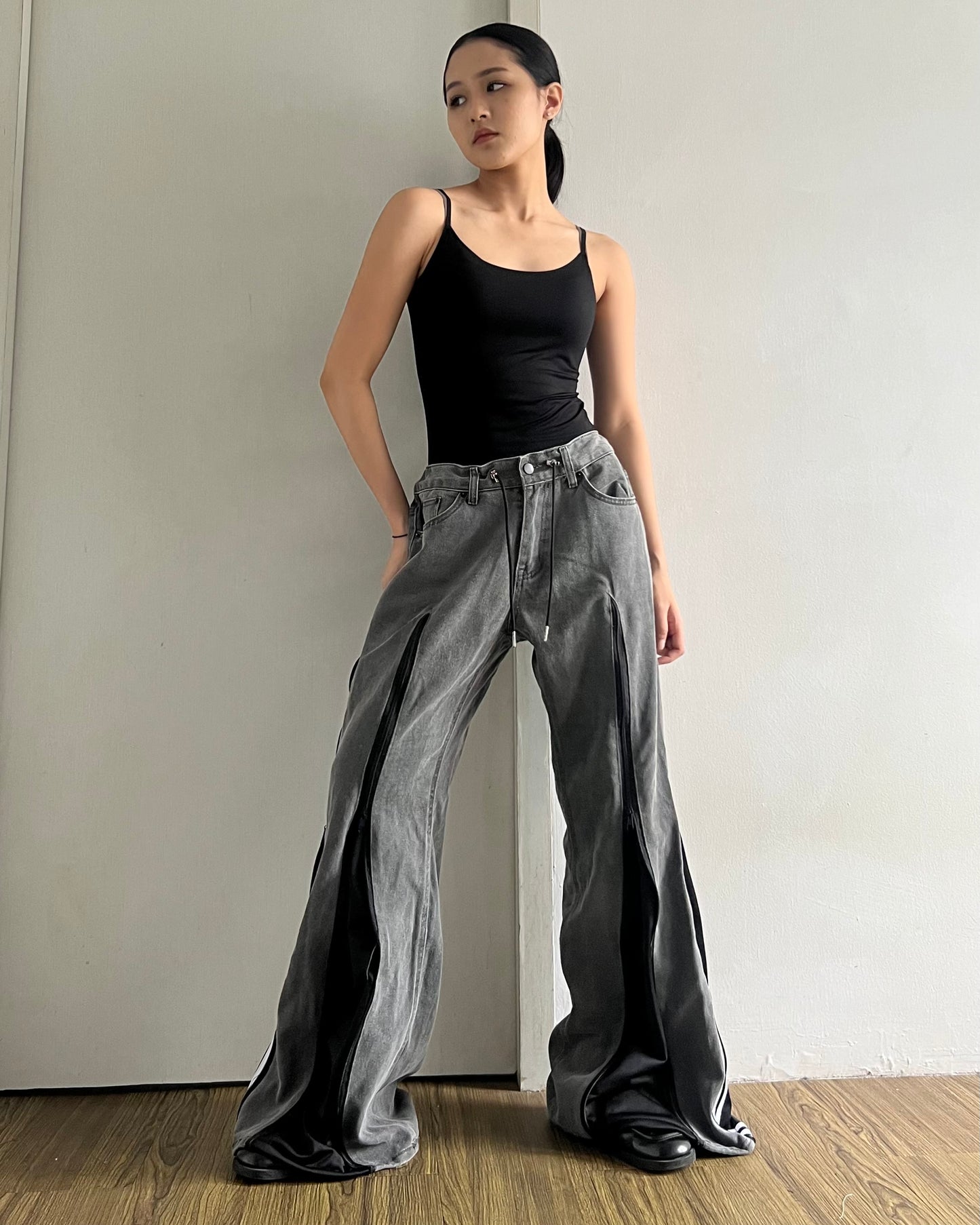 [BIG SIZE] Zipper Pants 0231