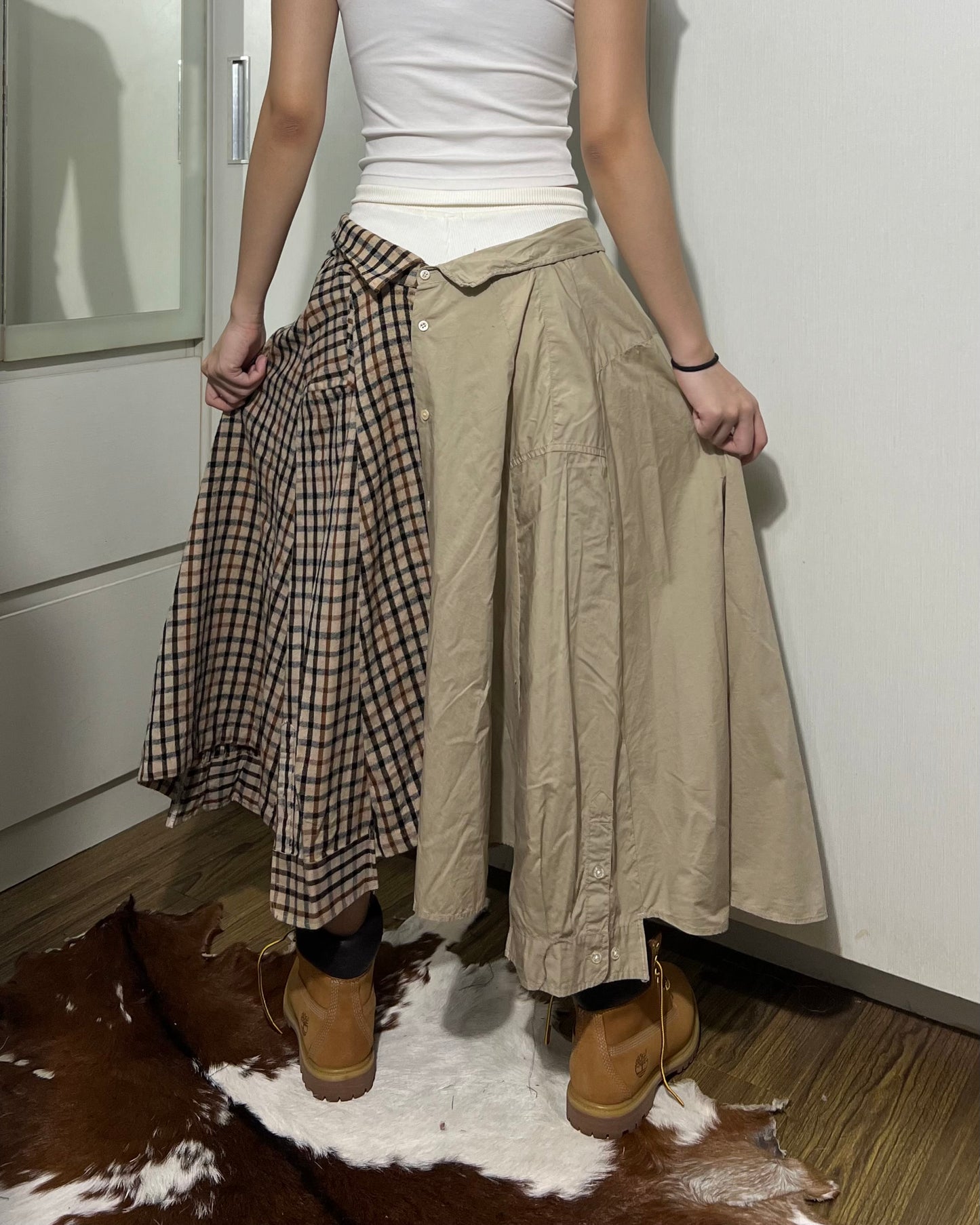 Button-up Maxi Skirt 017
