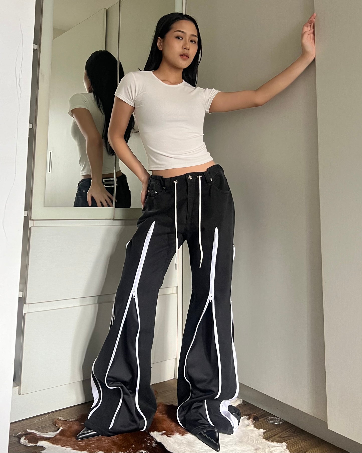Zipper Pants 058