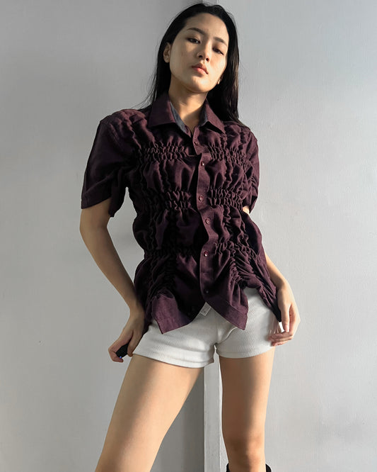 Ruched Shirt 006