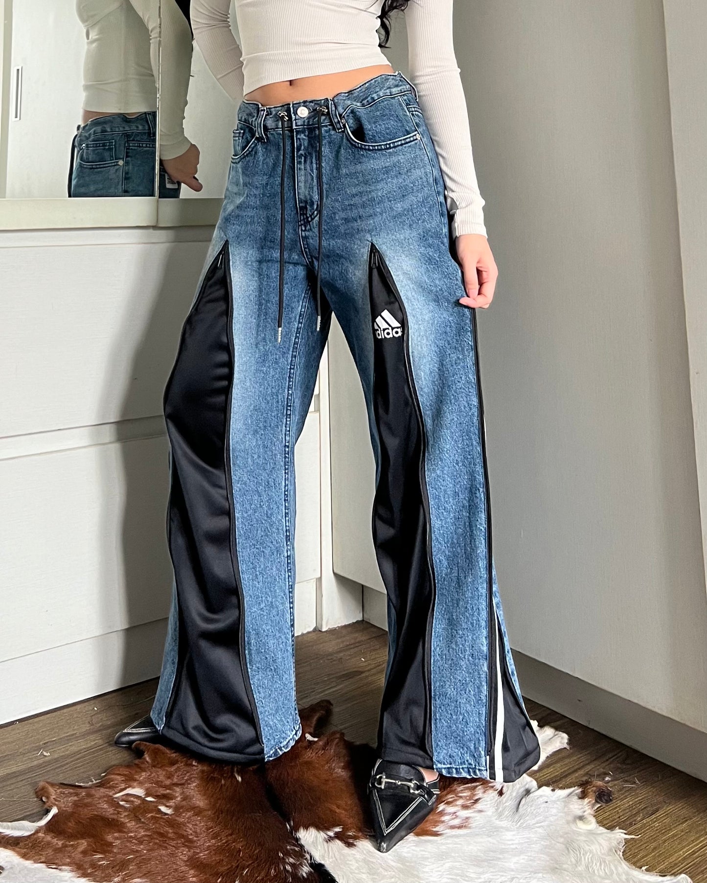 Zipper Pants 076