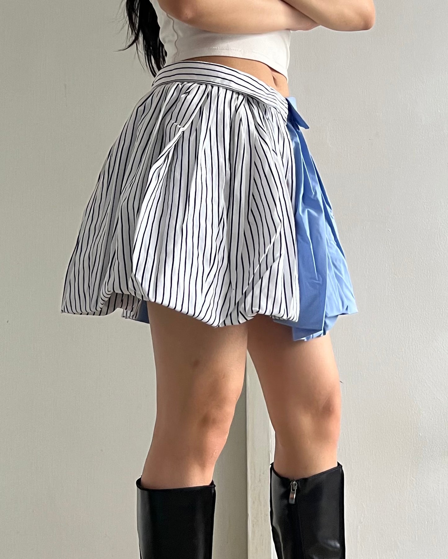 Button-up Balloon Skirt 005