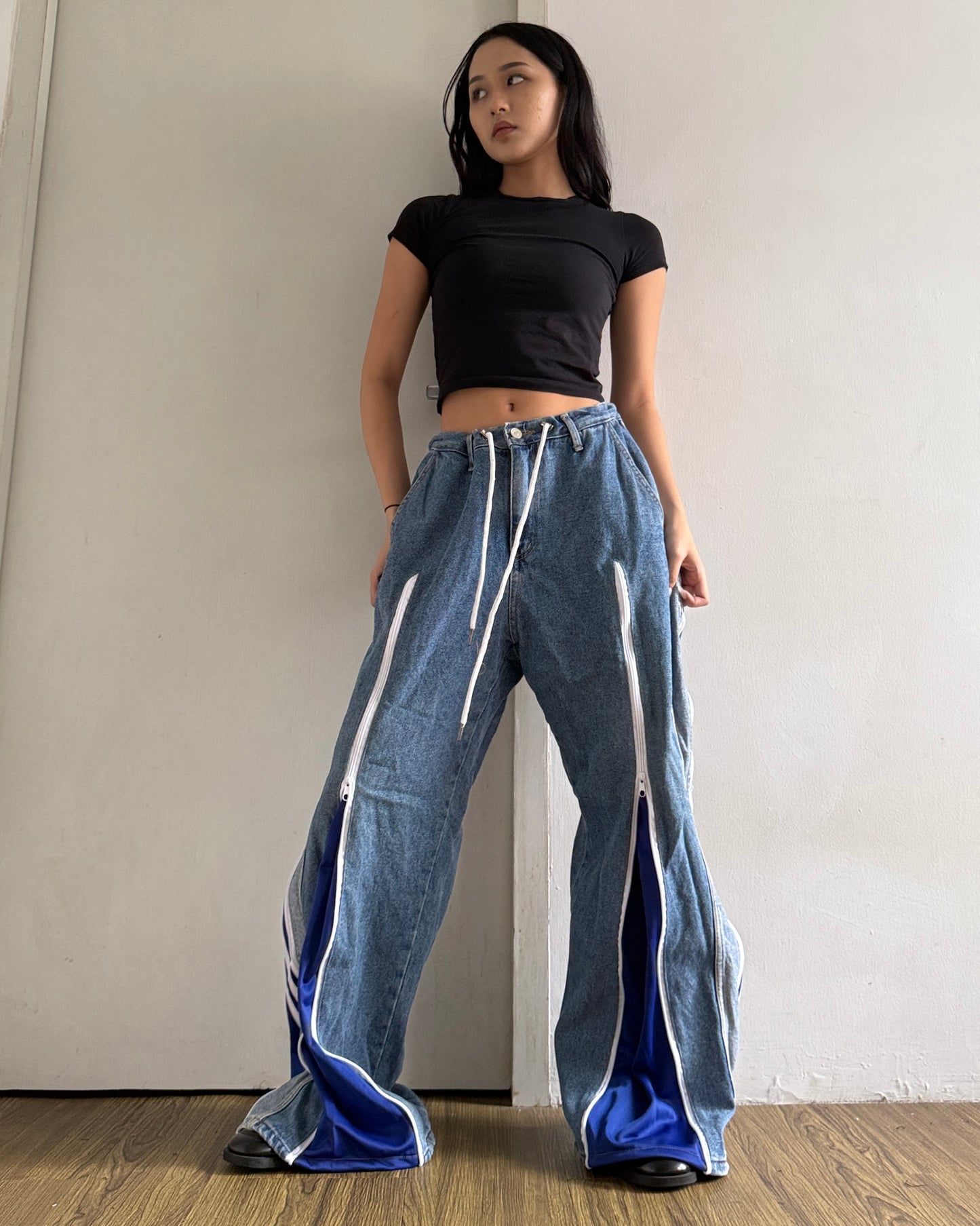 [BIG SIZE] Zipper Pants 0270