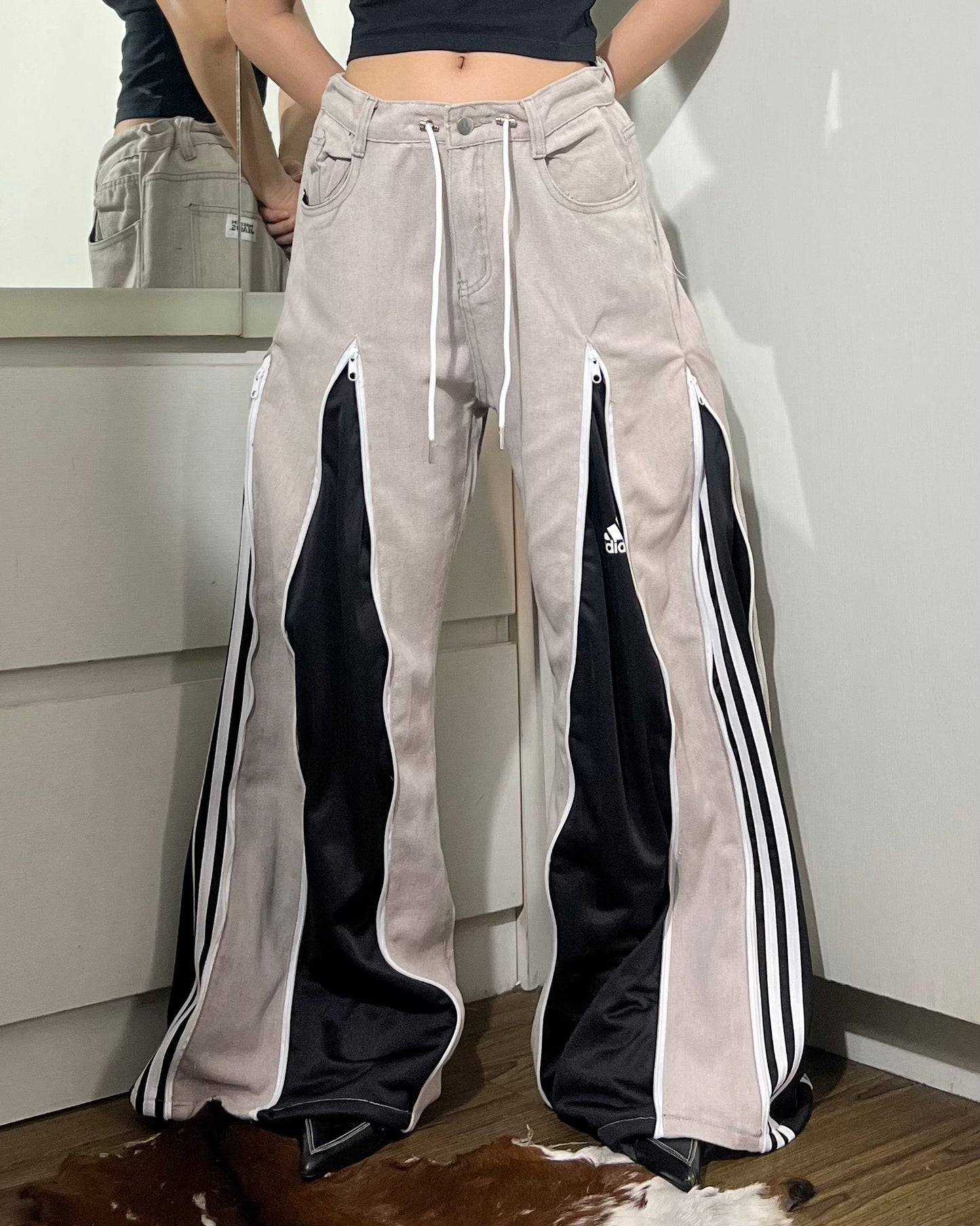 [BIG SIZE] Zipper Pants 0135