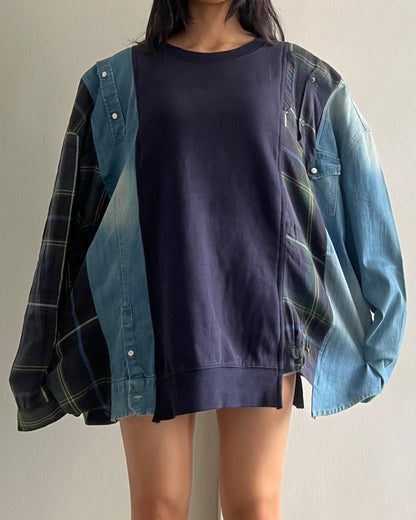 Flannel Sweater 076
