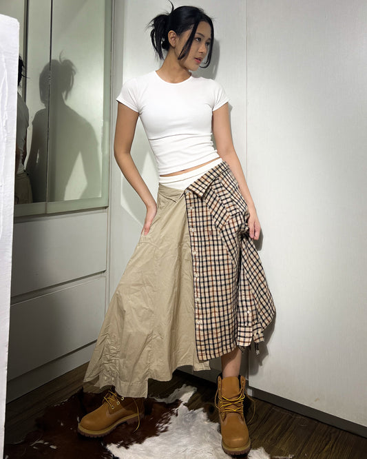 Button-up Maxi Skirt 017