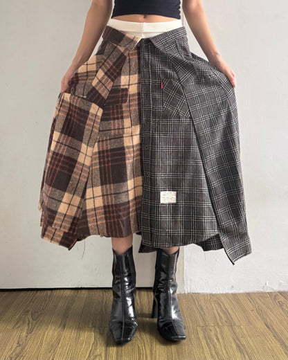 Button-up Maxi Skirt 047