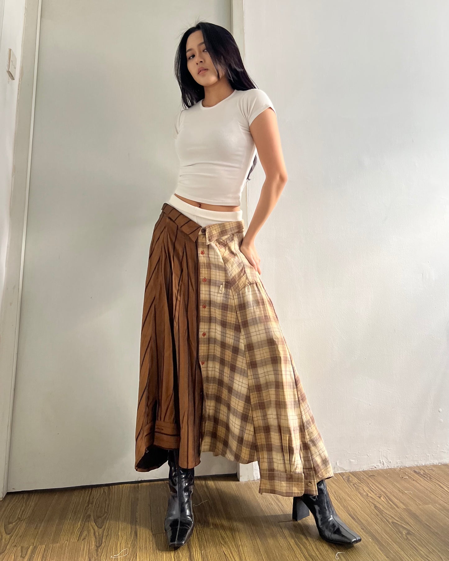 Button-up Maxi Skirt 020