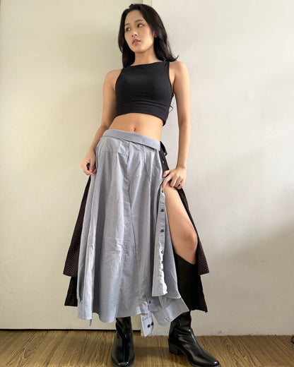 Button-up Maxi Skirt 071
