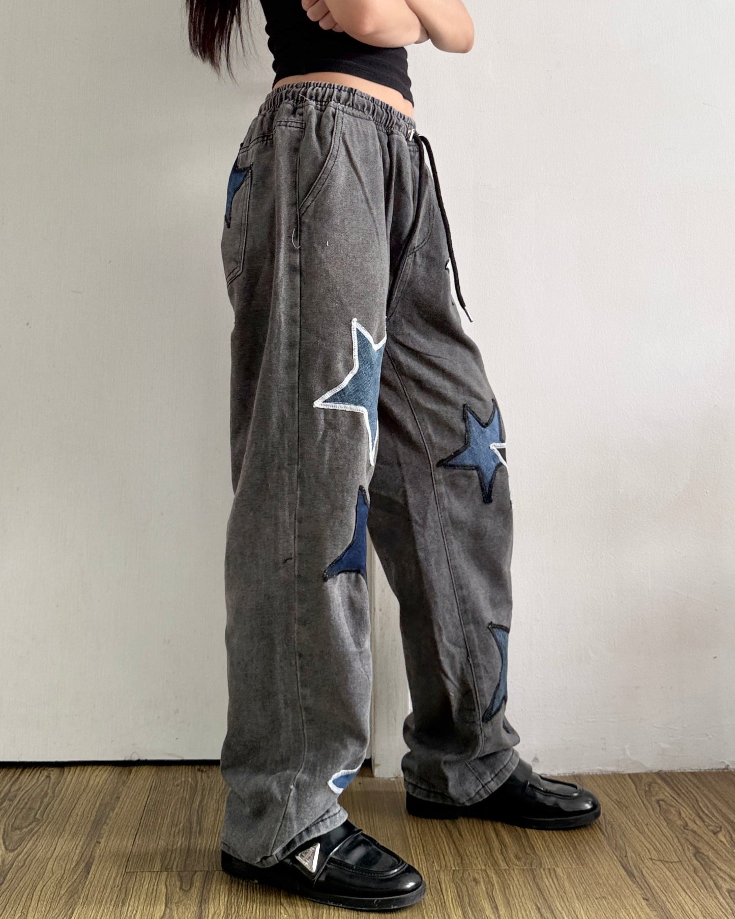 Star Patch Pants 002