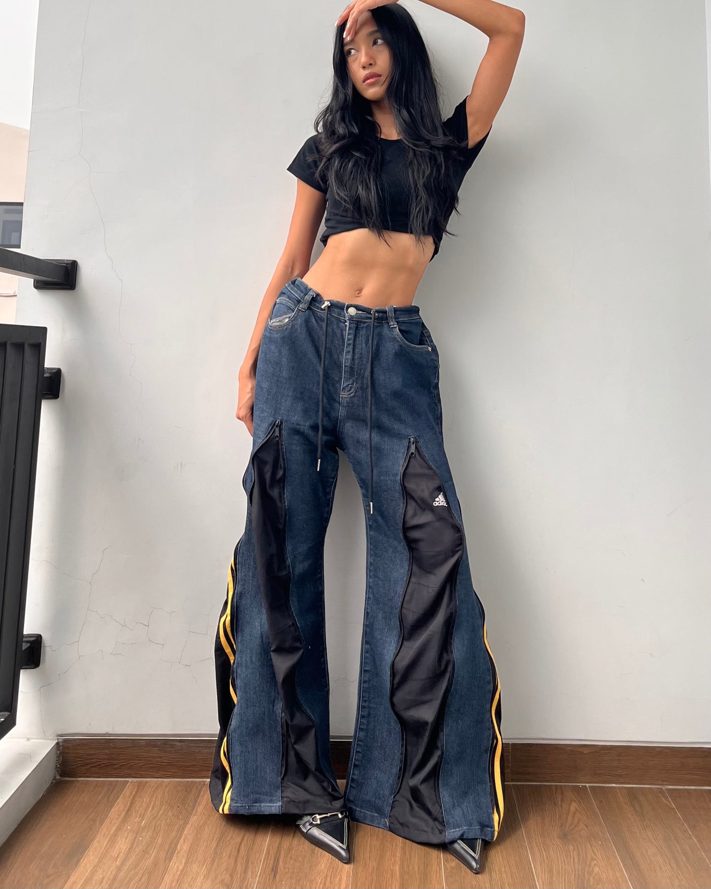 [BIG SIZE] Zipper Pants 015