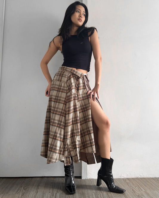 Button-up Maxi Skirt 046