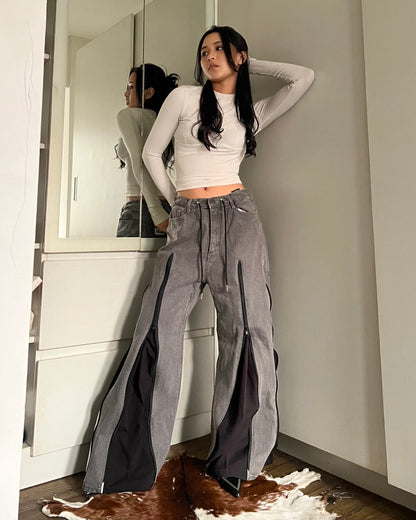 Zipper Pants 062