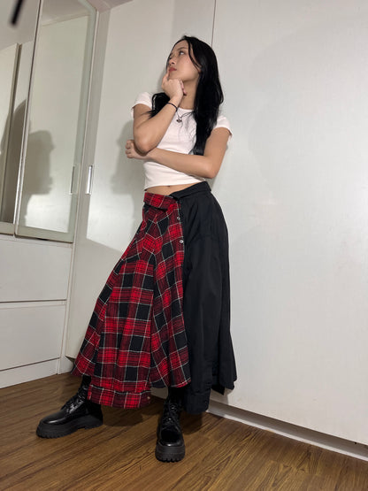 Button-up Maxi Skirt 007