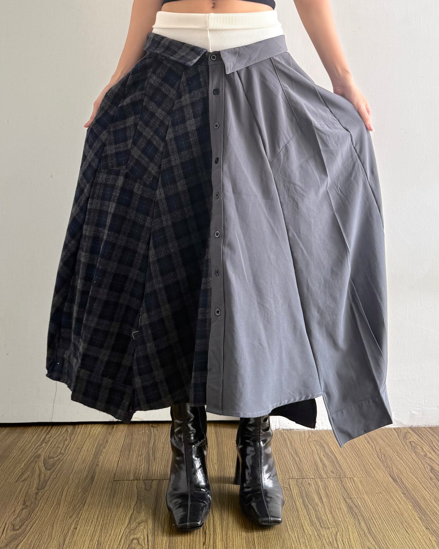 Button-up Maxi Skirt 040