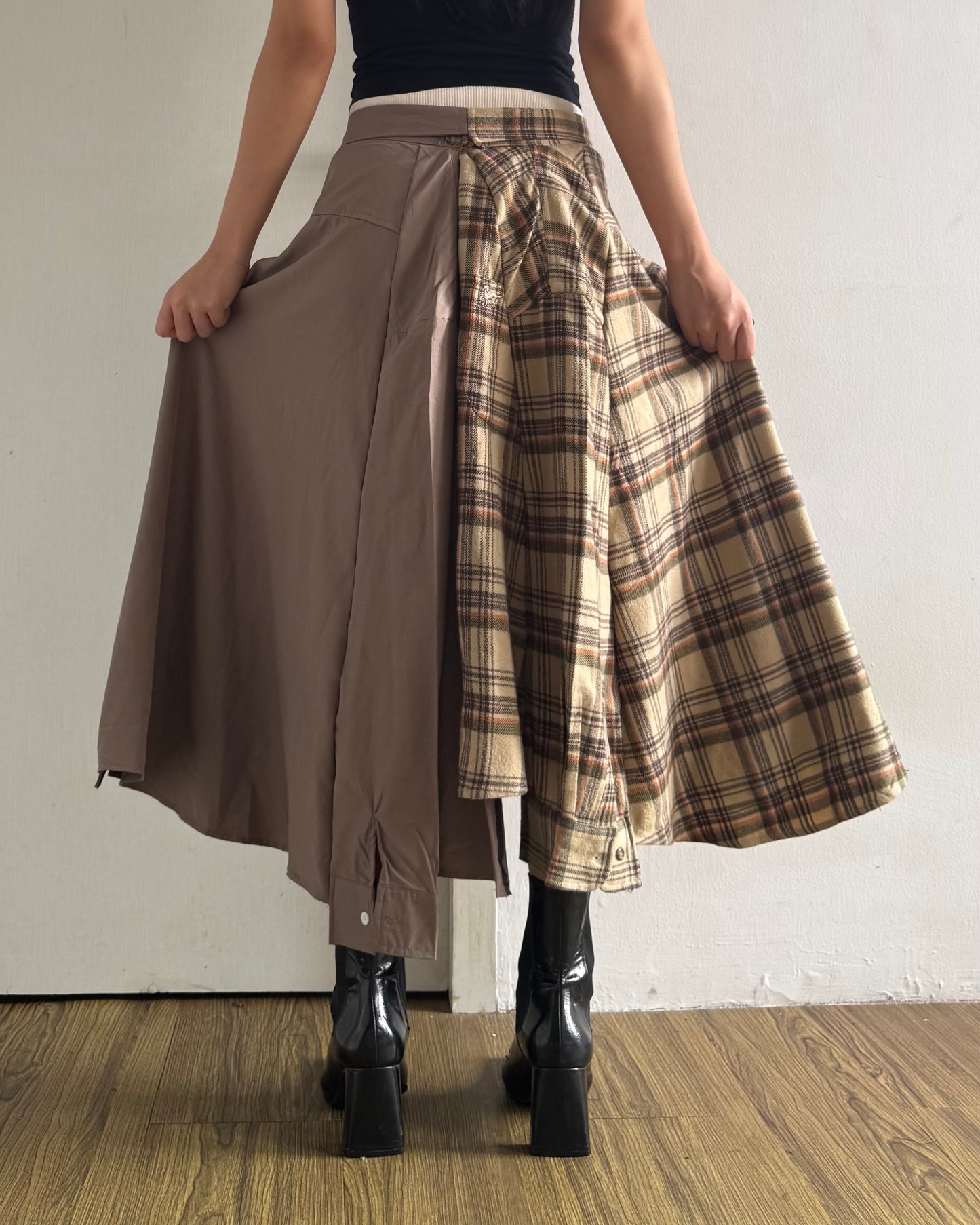 Button-up Maxi Skirt 046