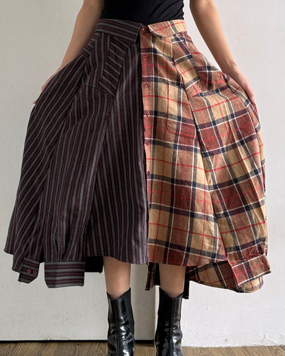 Button-up Skirt 055