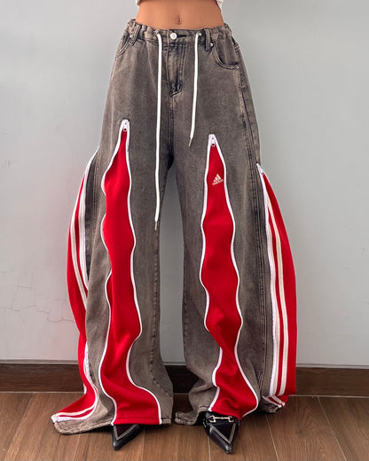[BIG SIZE] Zipper Pants 022