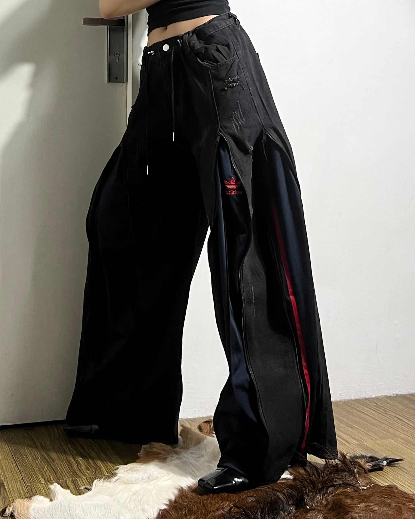 [BIG SIZE] Zipper Pants 0171