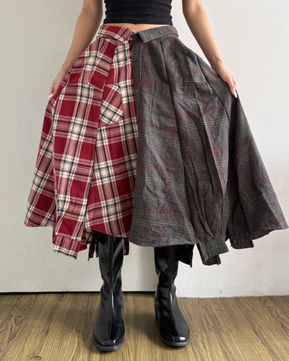 Button-up Maxi Skirt 059