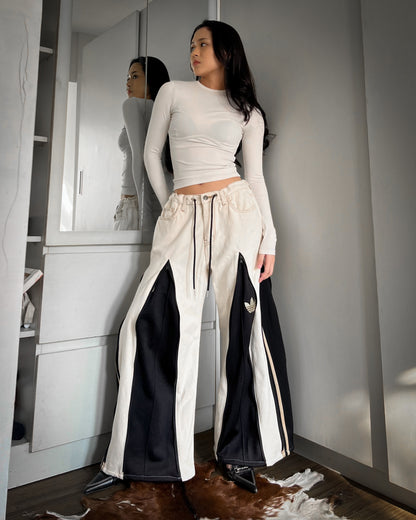 [BIG SIZE] Zipper Pants 074