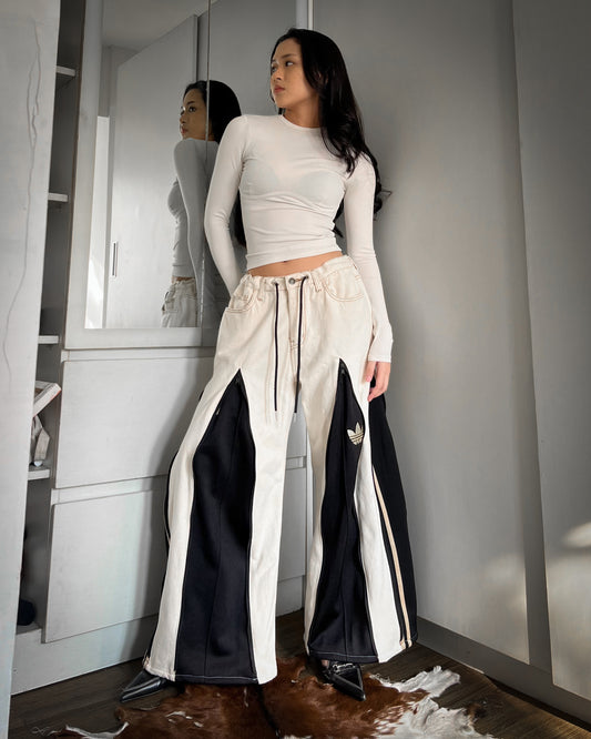 [BIG SIZE] Zipper Pants 074