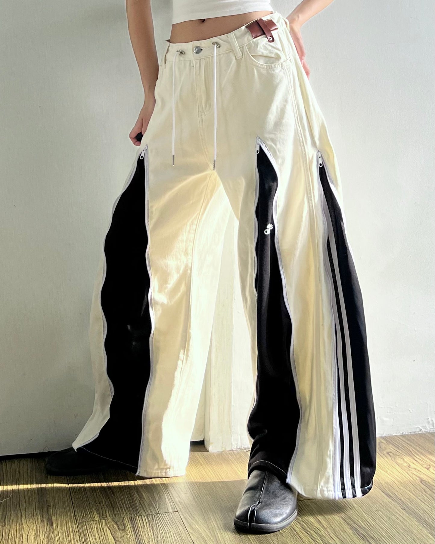 [BIG SIZE] Zipper Pants 0177