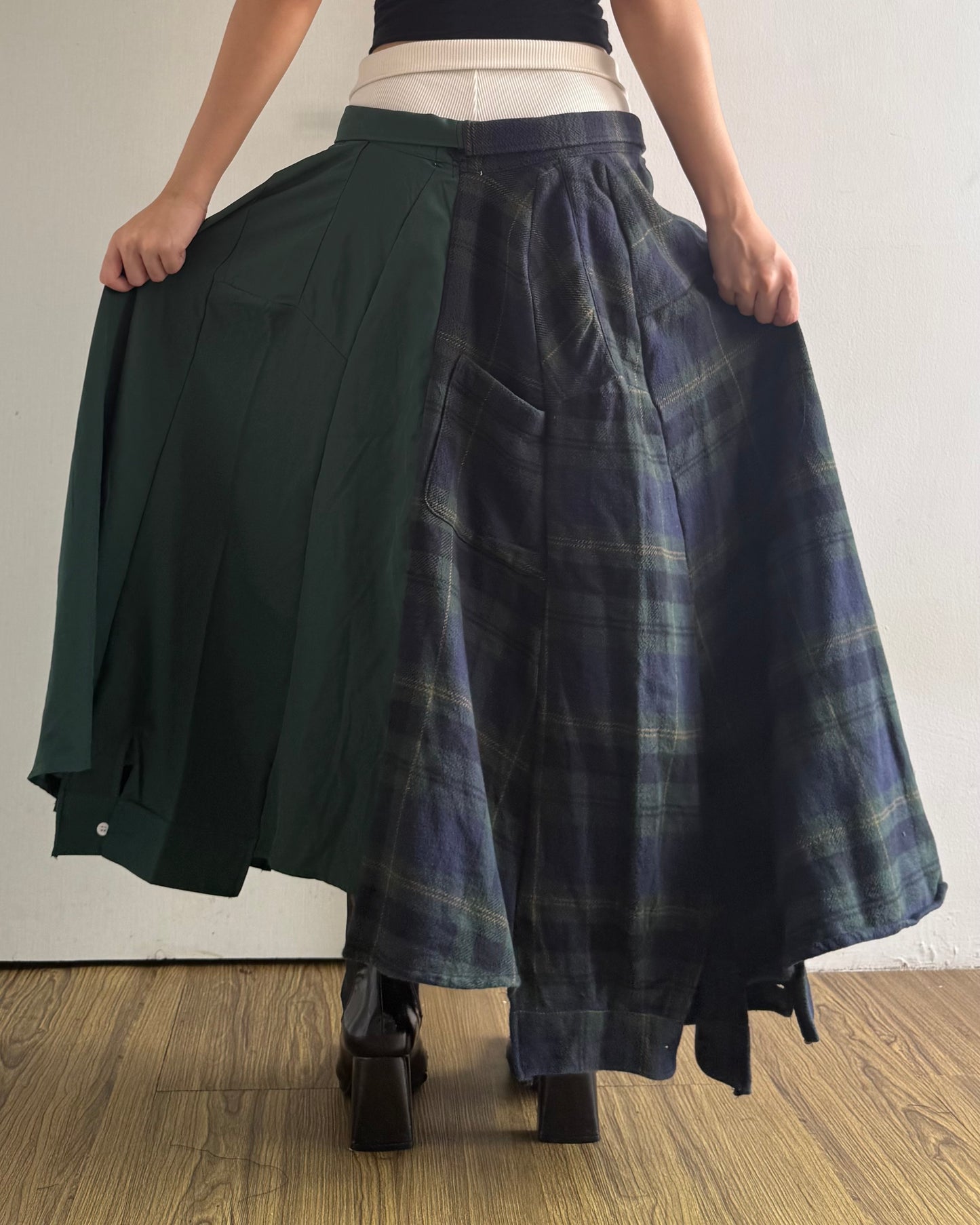 Button-up Maxi Skirt 044