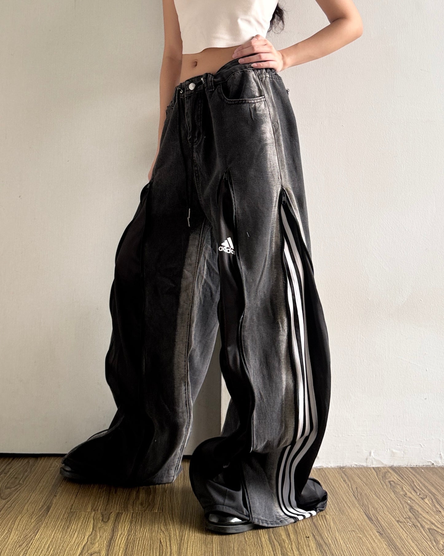 [BIG SIZE] Zipper Pants 0246