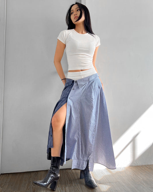 Button-up Maxi Skirt 024