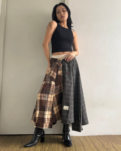 Button-up Maxi Skirt 047
