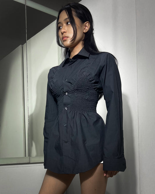 Smocked Shirt 002