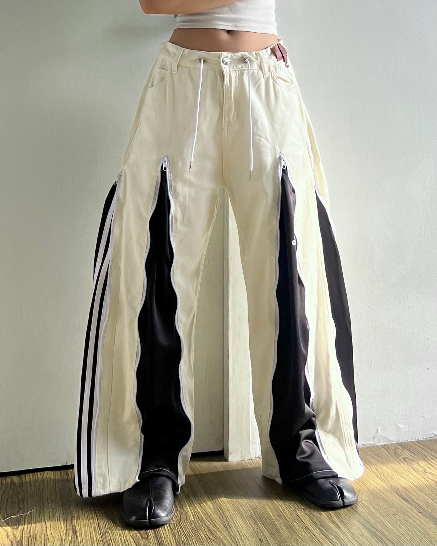 [BIG SIZE] Zipper Pants 0177