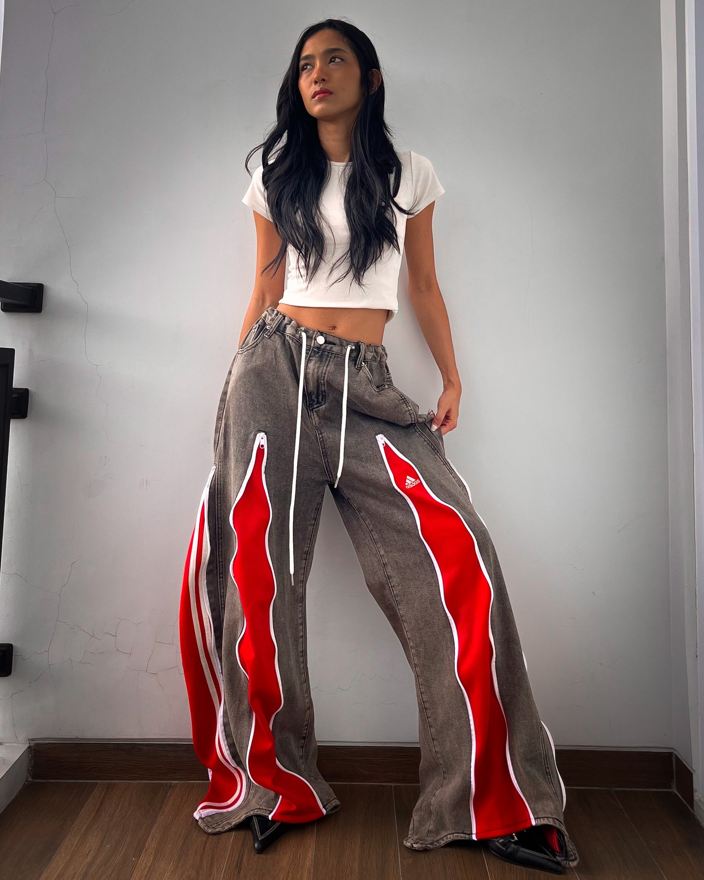 [BIG SIZE] Zipper Pants 022