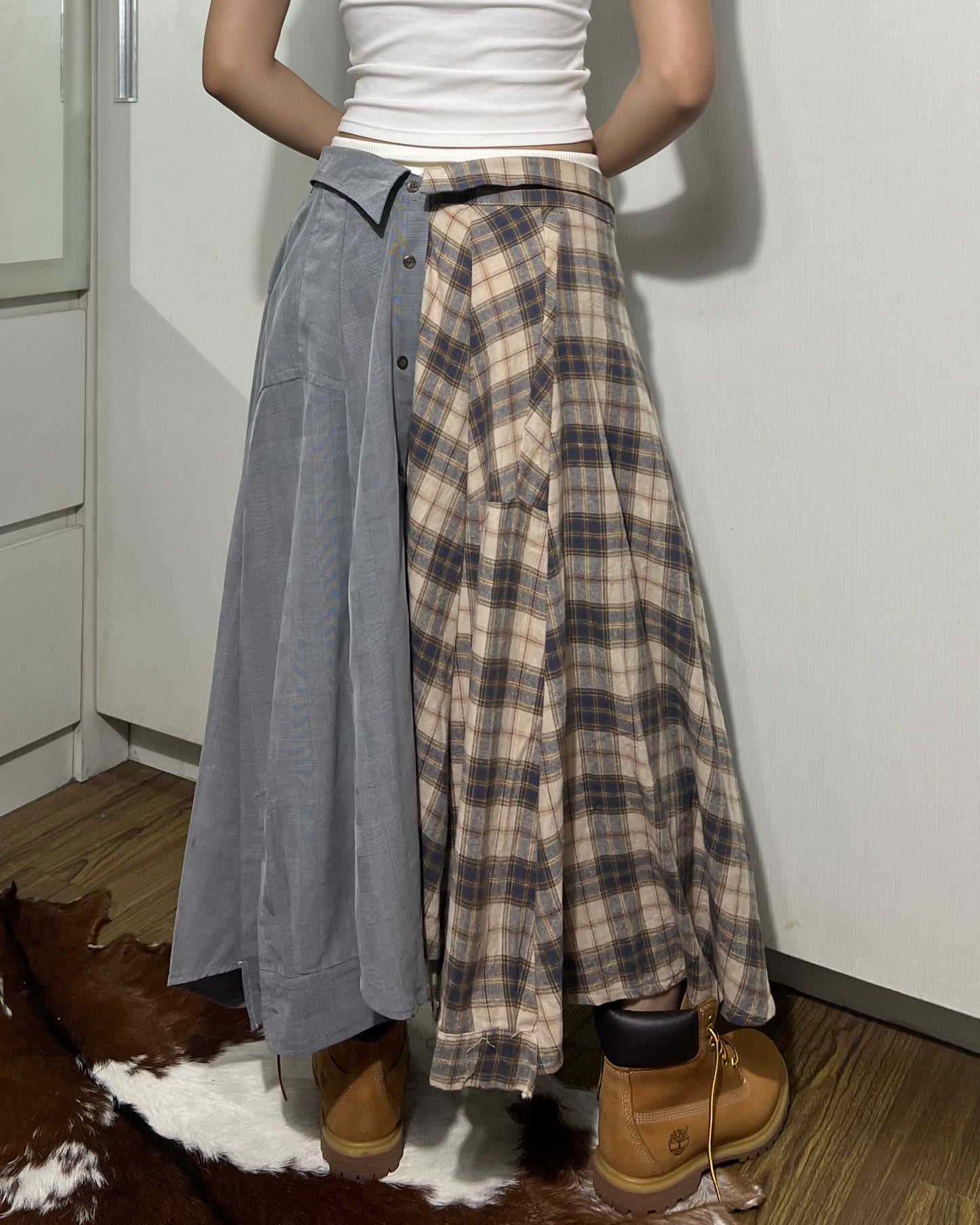Button-up Maxi Skirt 016