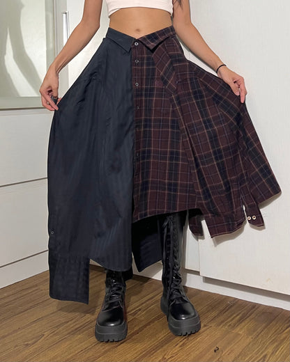 Button-up Maxi Skirt 014