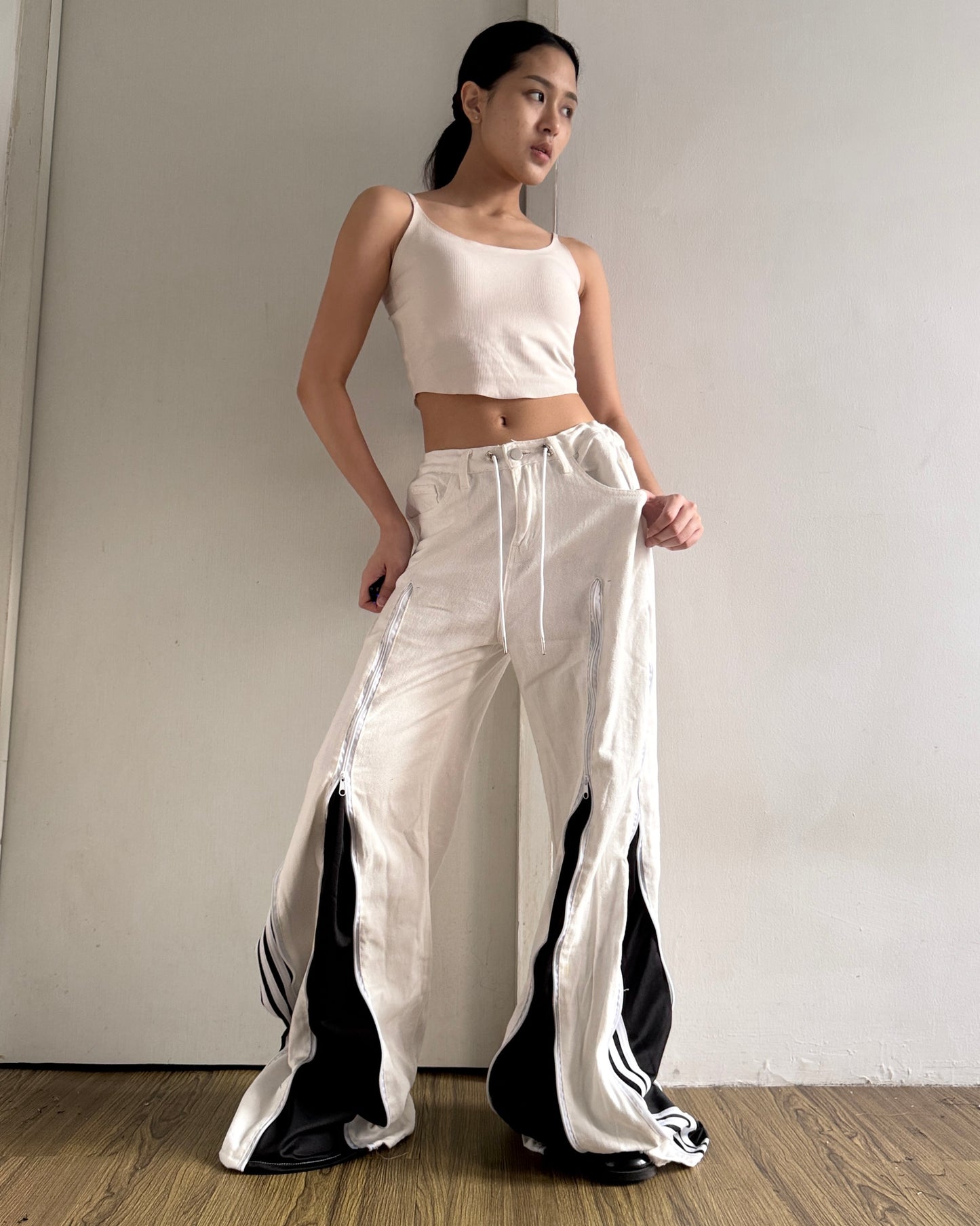 [BIG SIZE] Zipper Pants 0242