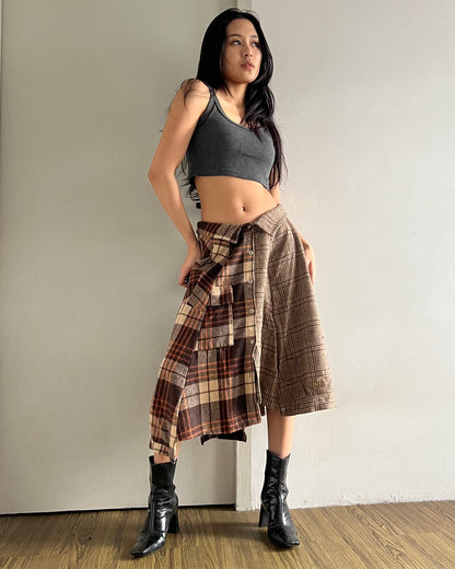 Button-up Maxi Skirt 038
