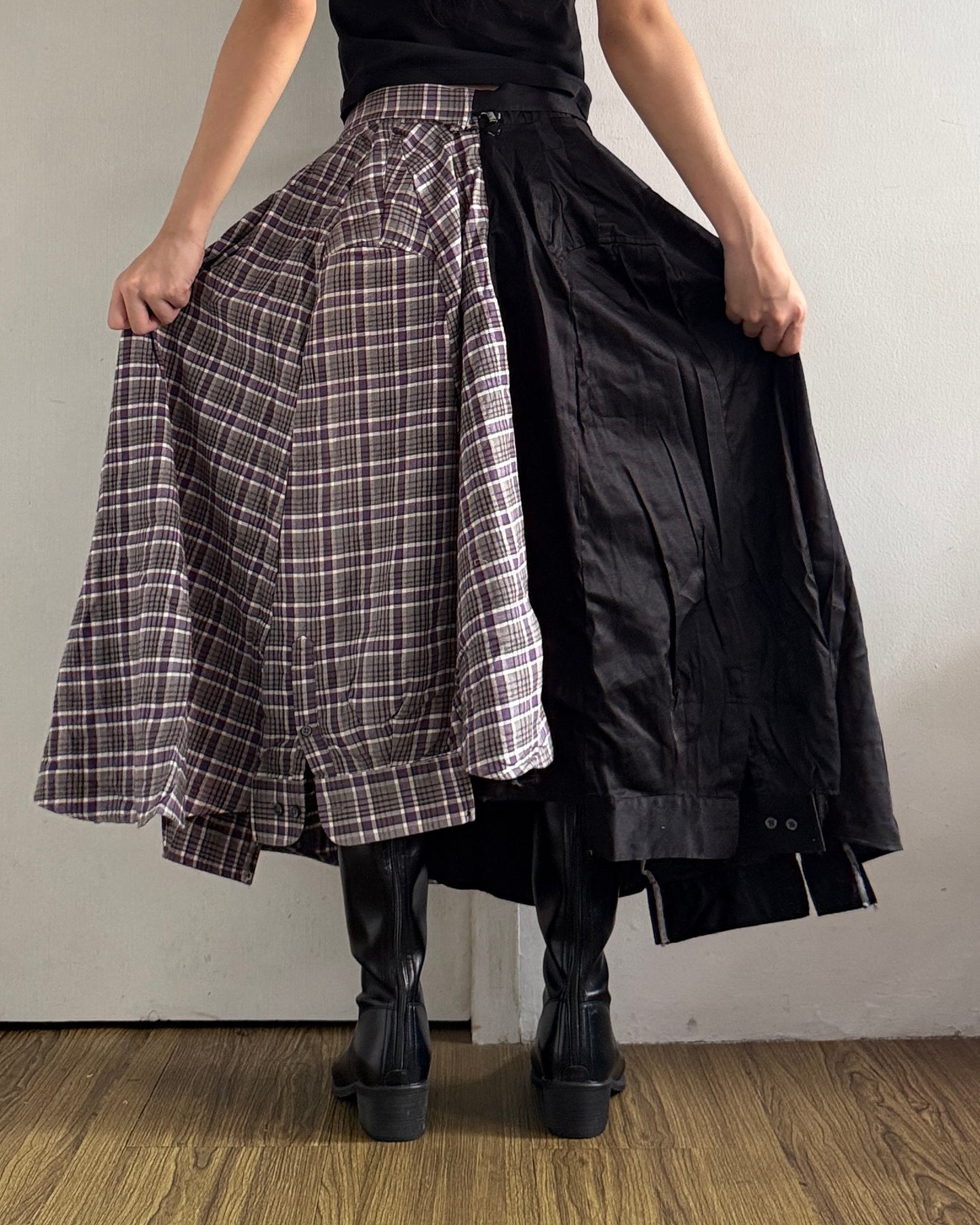 Button-up Maxi Skirt 070