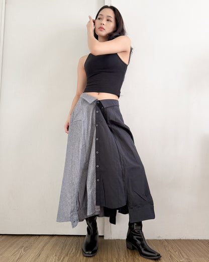 Button-up Maxi Skirt 072