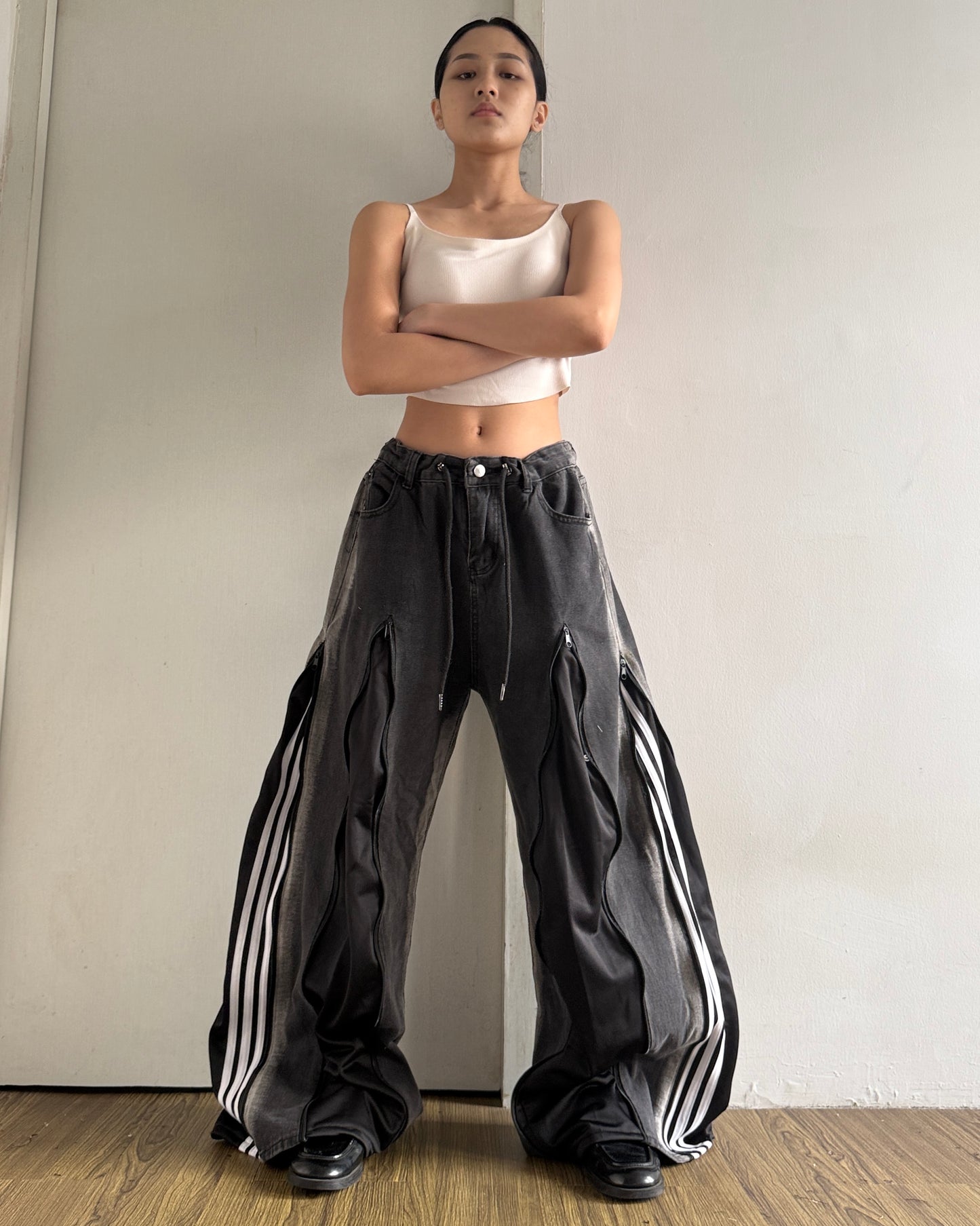 [BIG SIZE] Zipper Pants 0246