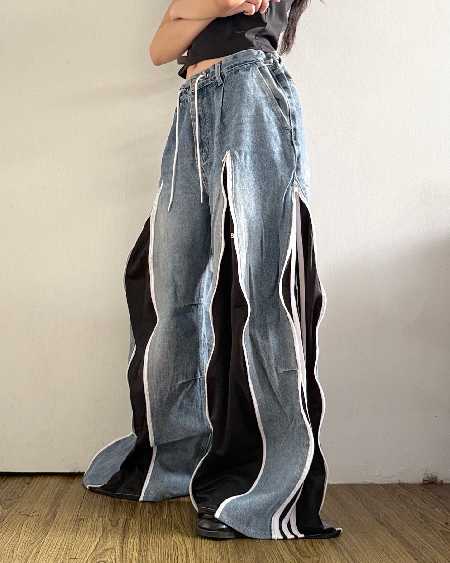 [BIG SIZE] Zipper Pants 0295