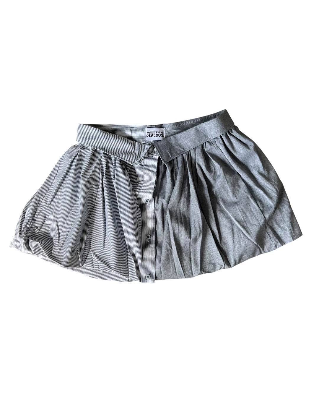 Button-up Balloon Skirt 004