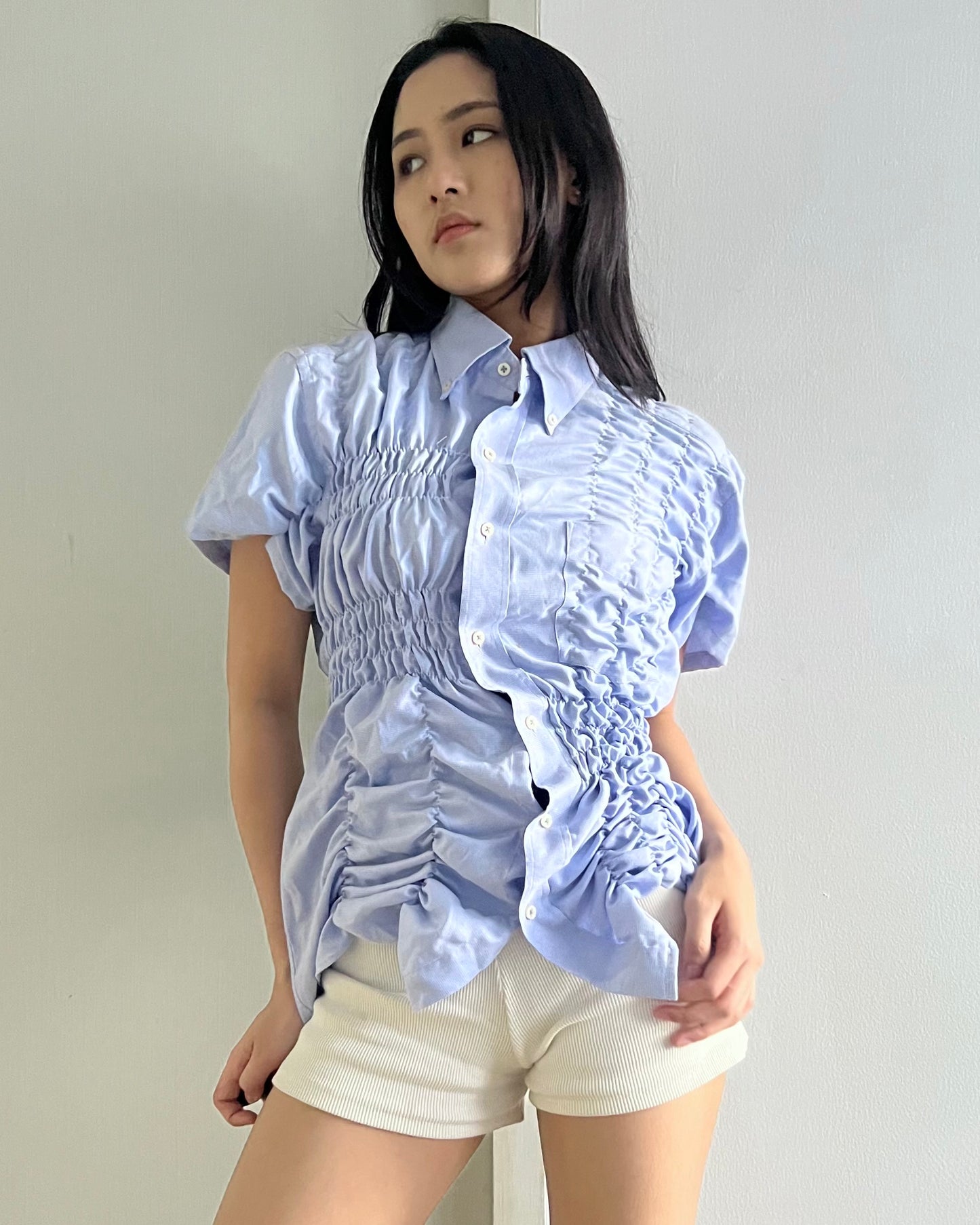 Ruched Shirt 008