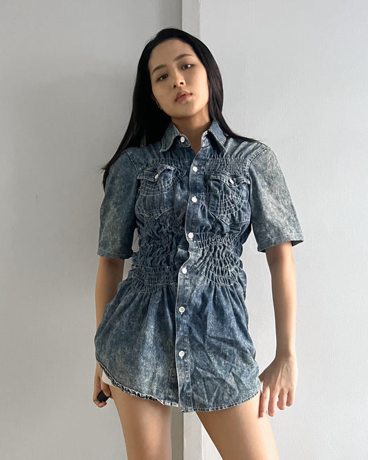 Ruched Shirt 009