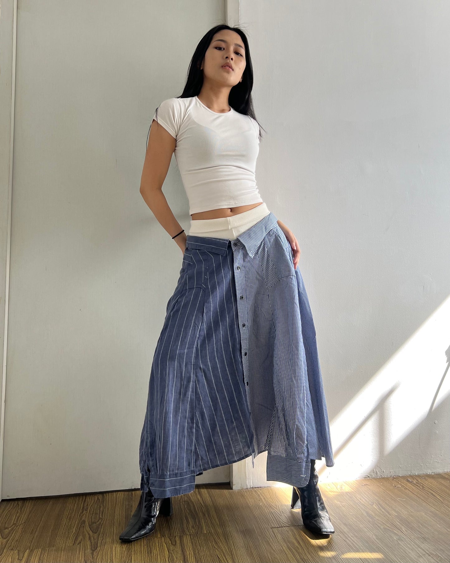 Button-up Maxi Skirt 024