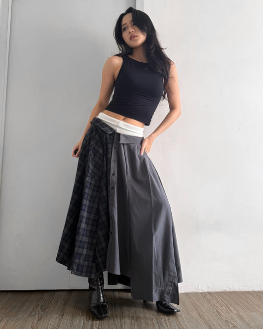 Button-up Maxi Skirt 040