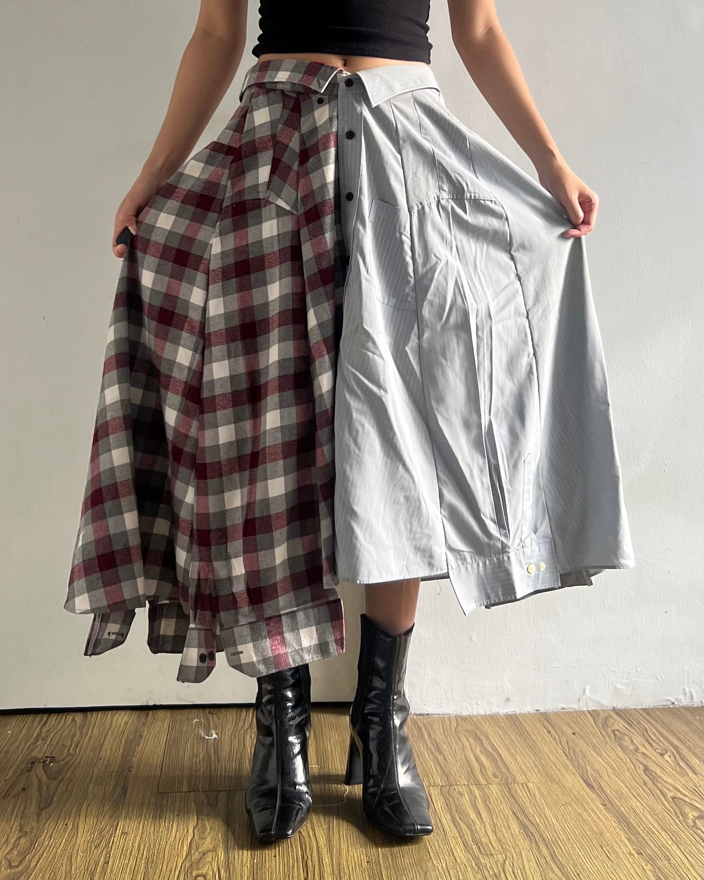 Button-up Maxi Skirt 027