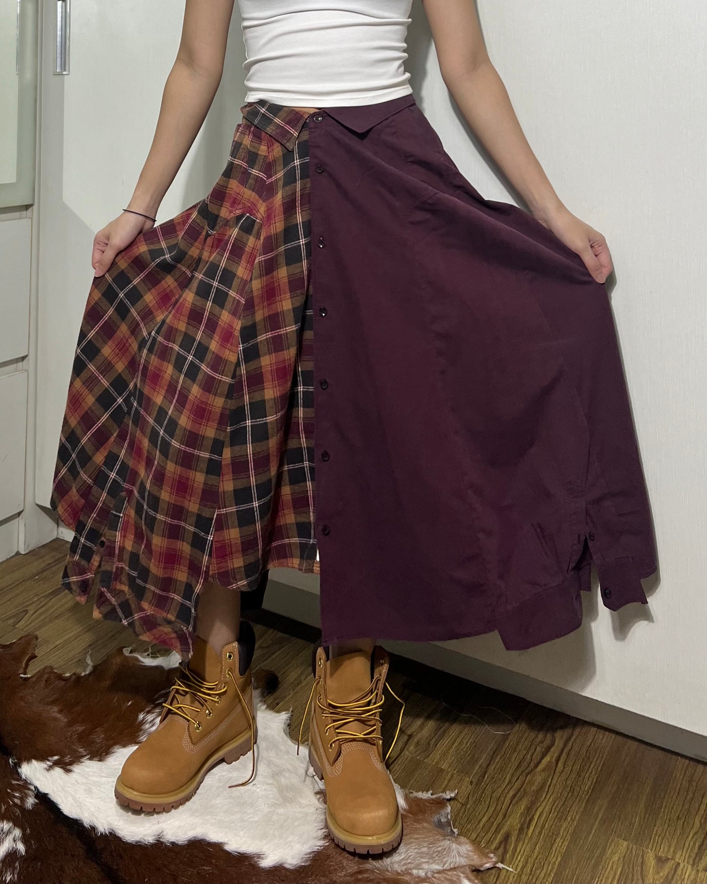 Button-up Maxi Skirt 019